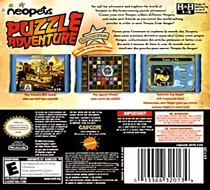 Image n° 2 - boxback : Neopets Puzzle Adventure
